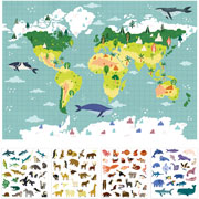 Foto de Poster Gigante Mapa Mundi Apli Kids Con Stickers 