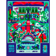 Foto de Posters Official City Mundial 2026 Con 16 Piezas 
