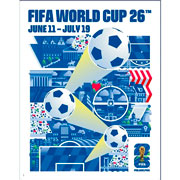 Foto de Posters Official City Mundial 2026 Con 16 Piezas 