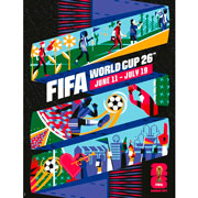 Foto de Posters Official City Mundial 2026 Con 16 Piezas 