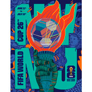 Foto de Posters Official City Mundial 2026 Con 16 Piezas 
