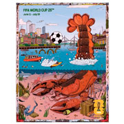 Foto de Posters Official City Mundial 2026 Con 16 Piezas 