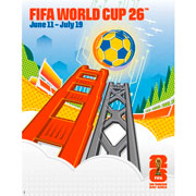 Foto de Posters Official City Mundial 2026 Con 16 Piezas 