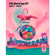 Foto de Posters Official City Mundial 2026 Con 16 Piezas 