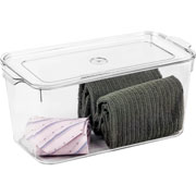 Foto de Recipiente Con Tapa Tengone 4L 33.5X16.5X14.5 Cristal 