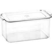 Foto de Recipiente Con Tapa Tengone 4L 33.5X16.5X14.5 Cristal 