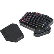 Foto de Teclado Gaming Redragon Diti Rgb One-Hand Negro  Sw Cafe 