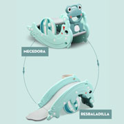 Foto de RESBALADLLA, MECEDORA INCLUYE STIKERS Y PELOTA 