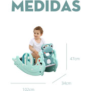 Foto de RESBALADLLA, MECEDORA INCLUYE STIKERS Y PELOTA 