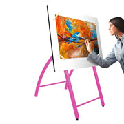 Foto de Restirador Alfra Caballete 80X120Cm Color Rosa 