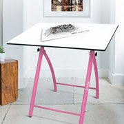 Foto de Restirador Alfra Caballete 80X120Cm Color Rosa 