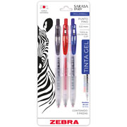 Foto de Roller De Gel Zebra Sarasa Study Basicos Con 3 