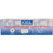 Foto de Rollo para Sumadora Kiel Bond 57x60mm con 6 piezas 