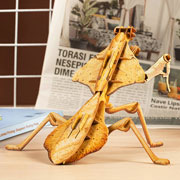 Foto de Rompecabezas 3D Makebug Mantis Hoja Muert Niv 3 con 58 piezas 