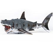 Foto de Rompecabezas 3D Makebug Tiburon Blanco Niv 6 con 99 piezas 