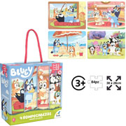 Foto de Rompecabezas Bluey 4 En 1 