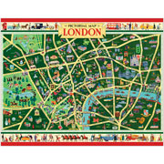 Foto de Rompecabezas Cavallini Mapa De Londres 1000 piezas 