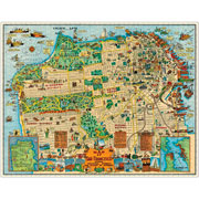 Foto de Rompecabezas Cavallini Mapa De San Francisco 1000 piezas 