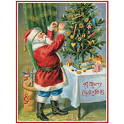 Foto de Rompecabezas Cavallini Mini Christmas Santa Con 240 Piezas 