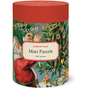 Foto de Rompecabezas Cavallini Mini Christmas Santa Con 240 Piezas 