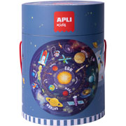 Foto de Rompecabezas Circular Apli Kids Sistema Solar Con 48 Piezas 