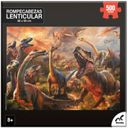 Foto de Rompecabezas Lenticular Dinosaurios 500 Piezas 