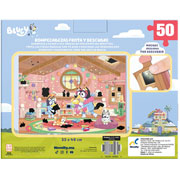 Foto de Rompecabezas Novelty Bluey Frota Descubre Con 50 Piezas 