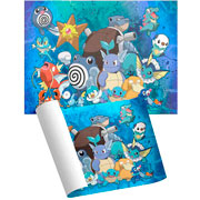 Foto de Rompecabezas Novelty Cilindro Pokemon Agua 43X33Cm 