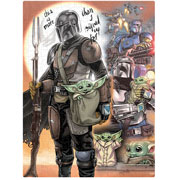 Foto de Rompecabezas Novelty Coleccionable Mandalorian Caja Metalica Con 500 Piezas 