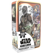 Foto de Rompecabezas Novelty Coleccionable Mandalorian Caja Metalica Con 500 Piezas 