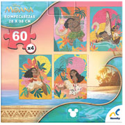 Foto de Rompecabezas Novelty Moana 4 En 1 Con 60 Piezas 