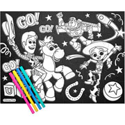 Foto de Rompecabezas Novelty Toy Story Aterciopelado Para Pintar 24 Piezas 