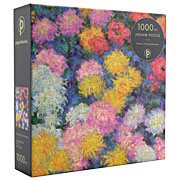 Foto de Rompecabezas Paperblanks Monet’s Chrysanthemums 1000 Piezas 