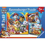Foto de Rompecabezas Paw Patrol Ravensburger con 3 rompecabezas de 49 piezas cada uno 