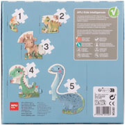 Foto de Rompecabezas Progresivo Apli Kids Dinosaurios Con 15 Piezas 