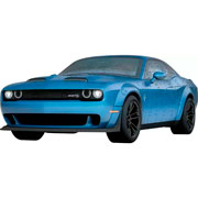 Foto de Rompecabezas Ravensburger 3D Dodge Challange Azul Con 108 Piezas 