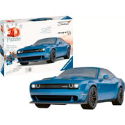 Foto de Rompecabezas Ravensburger 3D Dodge Challange Azul Con 108 Piezas 
