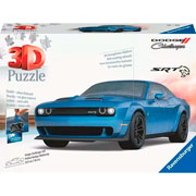 Foto de Rompecabezas Ravensburger 3D Dodge Challange Azul Con 108 Piezas 