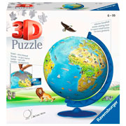 Foto de Rompecabezas Ravensburger 3D Globo Terraqueo Con 180 Piezas 