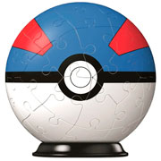 Foto de Rompecabezas Ravensburger 3D Pokemon Superball Azul Con 54 Piezas 
