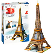 Foto de Rompecabezas Ravensburger 3D Torre Eiffel 43Cm Con 216 Piezas 