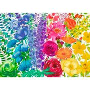Foto de Rompecabezas Ravensburger Arcoiris Floral Con 300 Piezas 