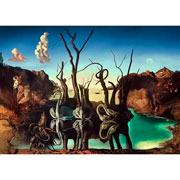 Foto de Rompecabezas Ravensburger Dali Cisnes Con 1000 Piezas 