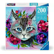 Foto de Rompecabezas Ravensburger Moment Gato Con 200 Piezas 