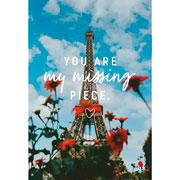 Foto de Rompecabezas Ravensburger Peace By Piece Torre Eiffel Con 99 Piezas 