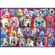 Foto de Rompecabezas Ravensburger Perros Coloridos Con 500 Piezas 