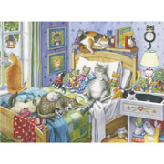 Foto de Rompecabezas Ravensburger Siesta De Gatos Con 500 Piezas 