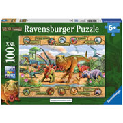 Foto de Rompecabezas Ravensburger Xl Dinosaurios Con 100 Piezas 