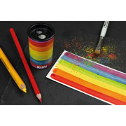 Foto de Sacapuntas Escolar Kum 1870 Km2 Rainbow 