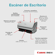 Foto de Scanner Canon ImageFORMULA R40 II 
